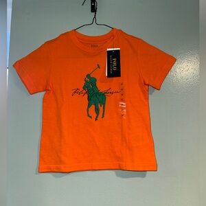 Polo by Ralph Lauren Kids Bright Orange Tee